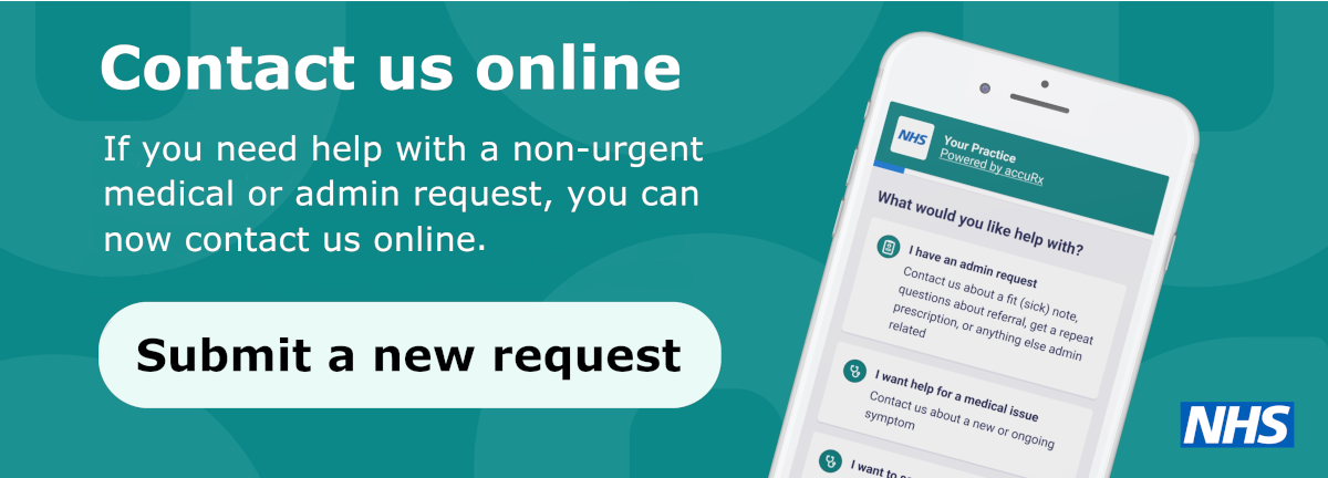 contact your gp online using an online form